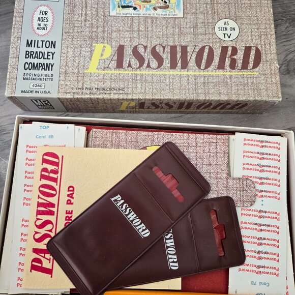 3/$55 🫶 Vintage 1960s Password Board Game – Complete with All Pieces - Picture 4 of 6